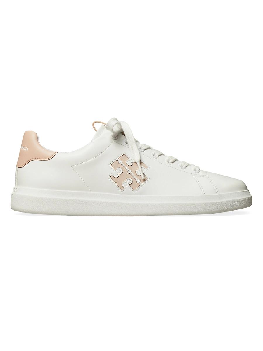 Tory Burch Womens Double T Howell Court Sneakers Product Image