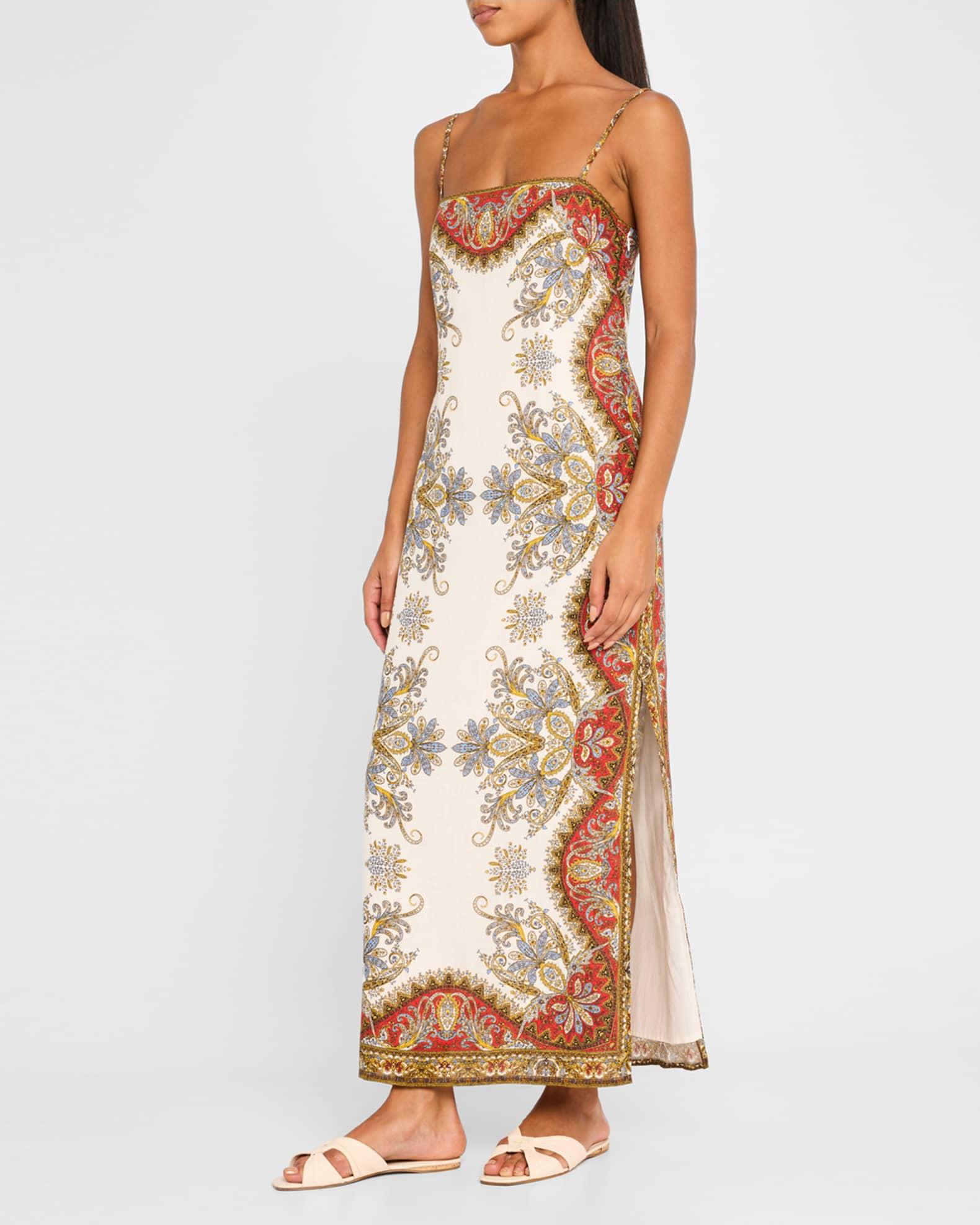Petra Paisley Maxi Dress Product Image