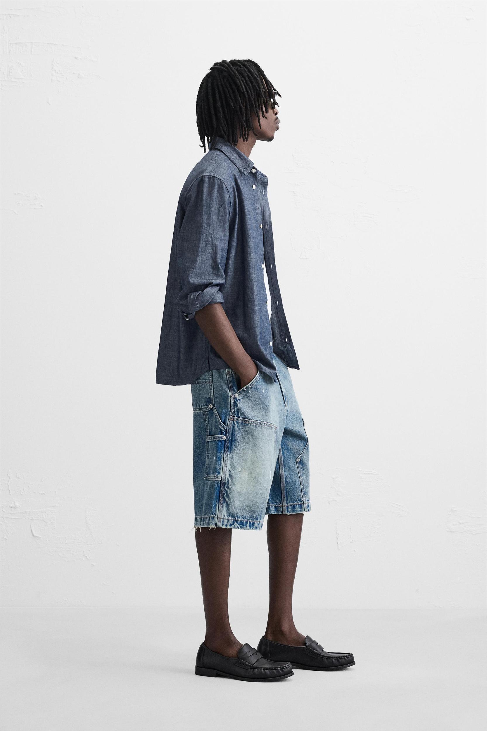 BAGGY FIT CARPENTER POCKET BERMUDA SHORTS Product Image