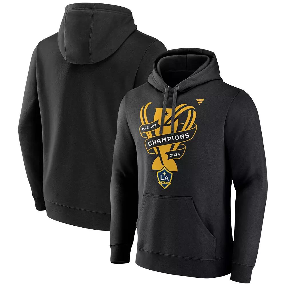 Men's Fanatics Black LA Galaxy 2024 MLS Cup Champions Locker Room Pullover Hoodie, Size: 2XL Product Image