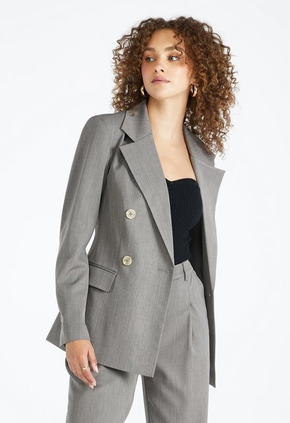 JustFab Margaux Platform Loafer Pump Womens Black/ White Size 8.5 Product Image