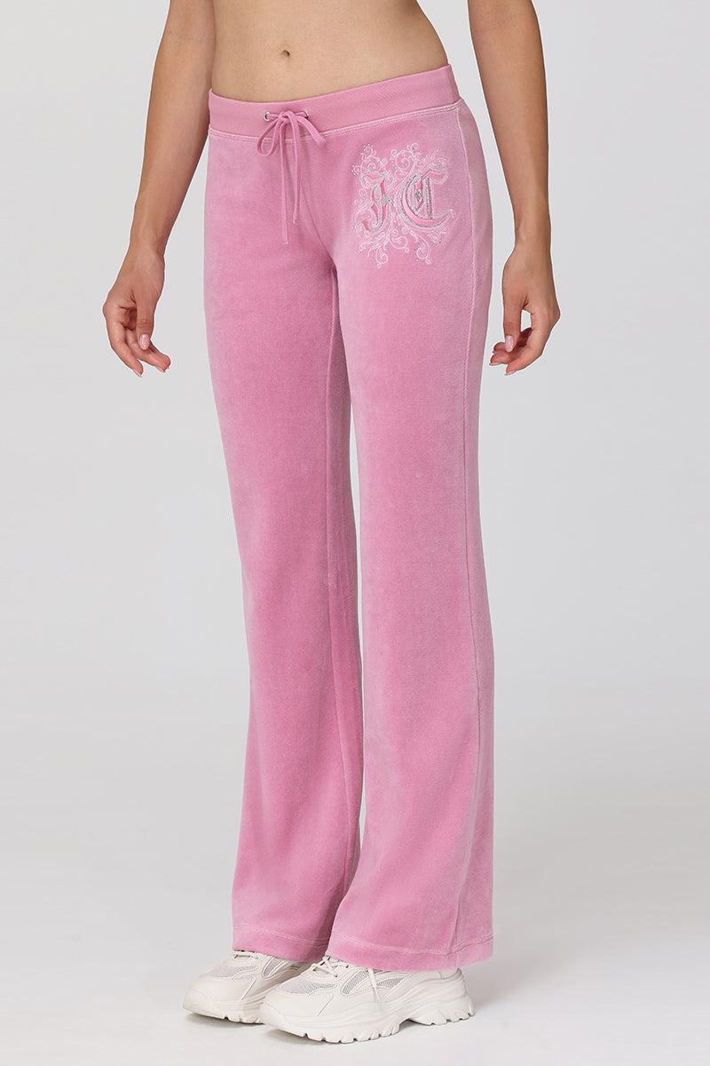 Monogram Heritage Cotton Velour Track Pants Product Image
