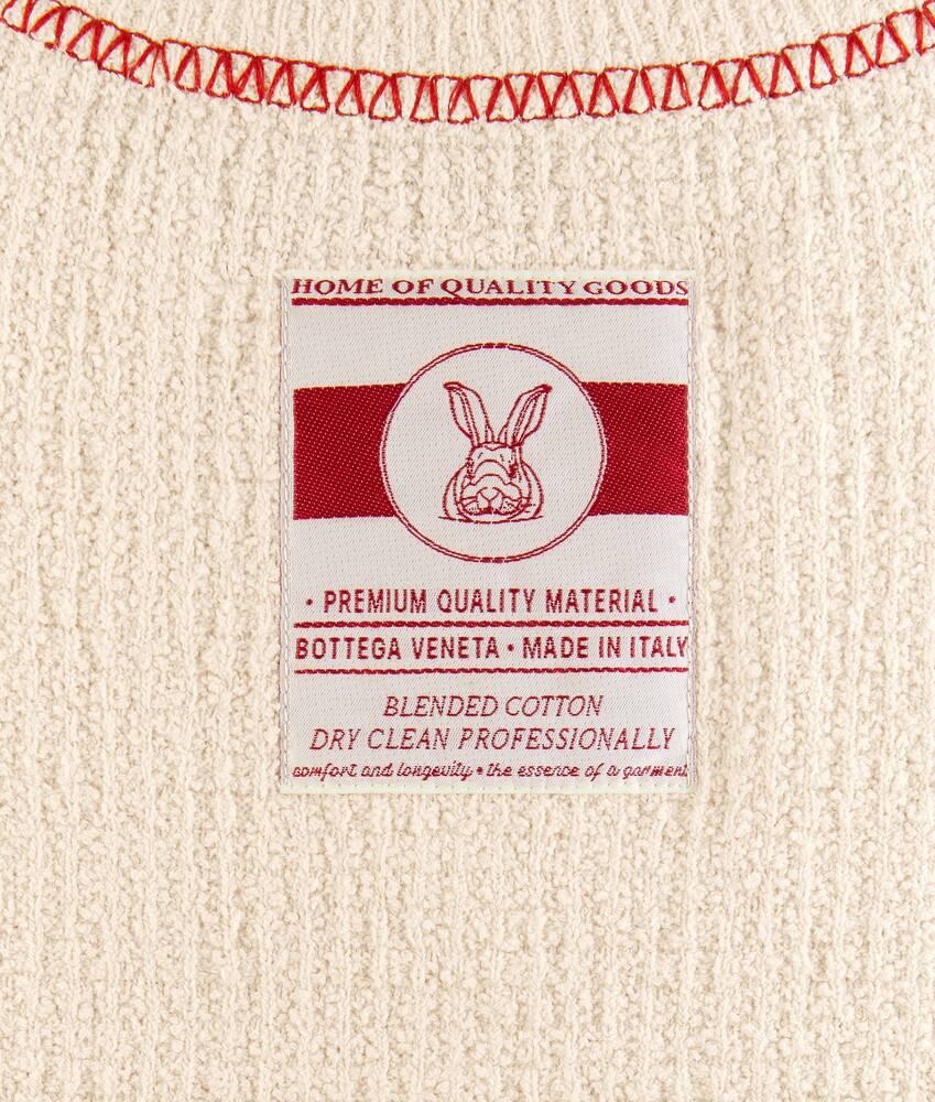 Women's Cotton Waffle T-Shirt in Chalk Product Image