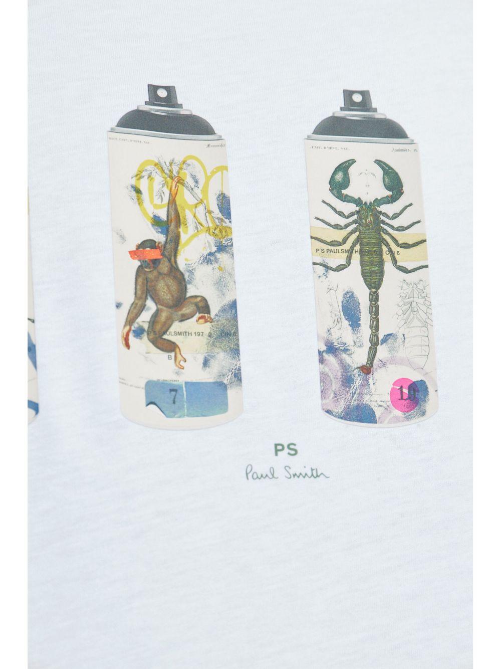 Spray Cans-print T-shirt  Product Image