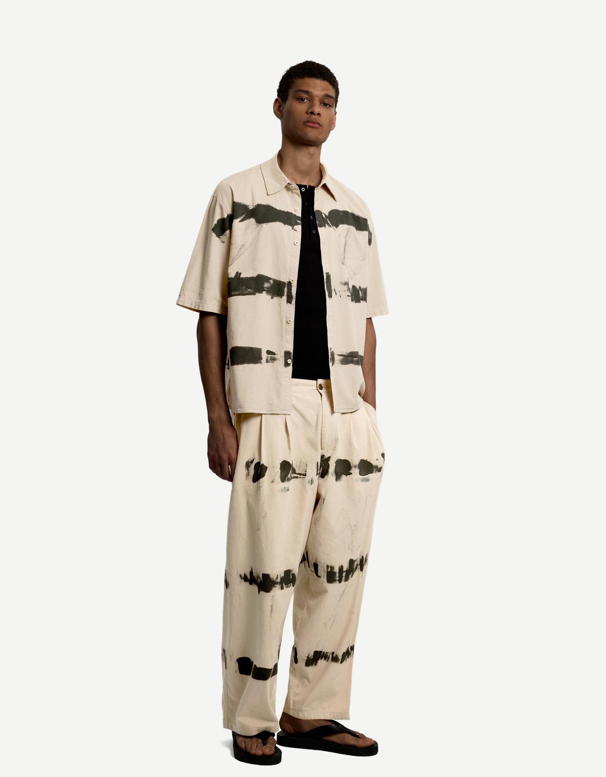 Super baggy tie-dye pants Product Image