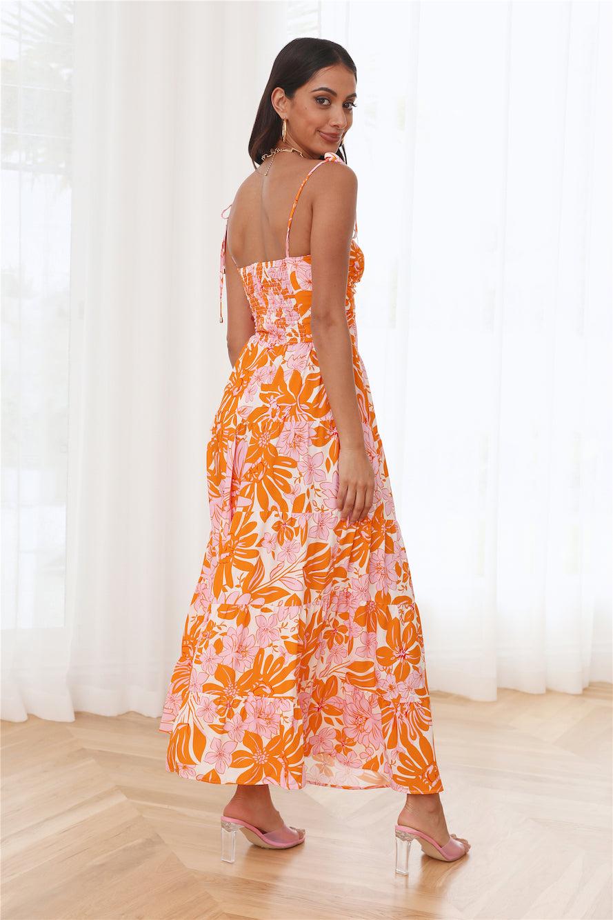 Summer Activity Maxi Dress Orange Product Image