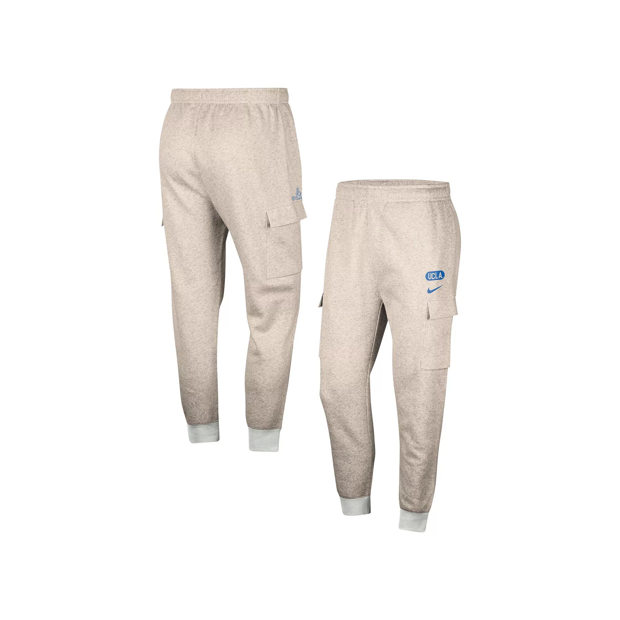 Men's Nike Oatmeal UCLA Bruins Club Cargo Jogger Pants,  Product Image