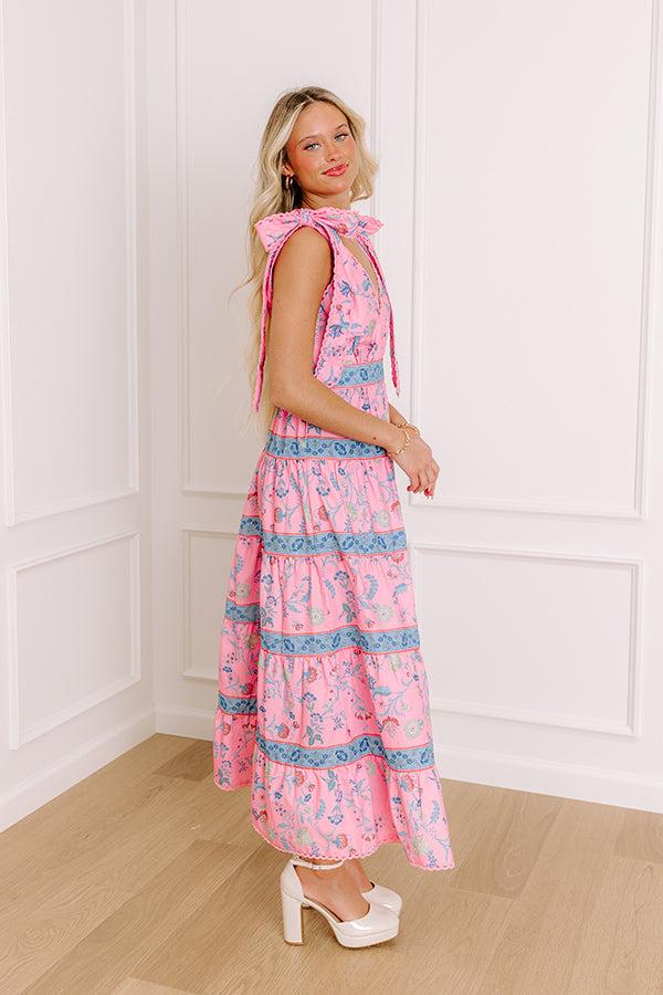 Mykonos Getaway Floral Midi Dress Product Image