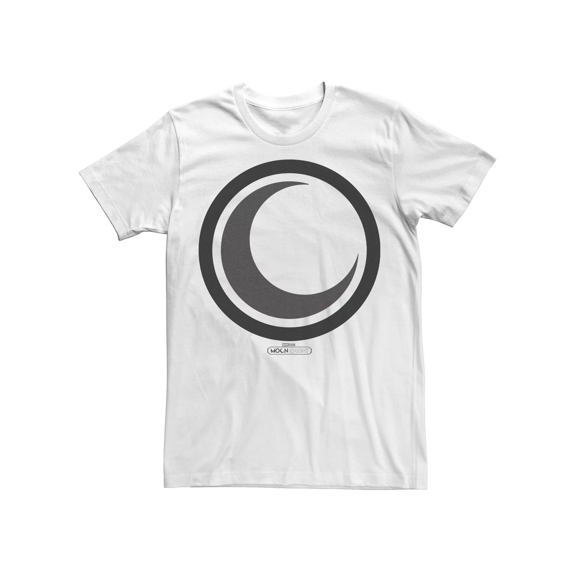 Men's Marvel Moon Knight Crescent Icon Tee, Size: XL, White Product Image
