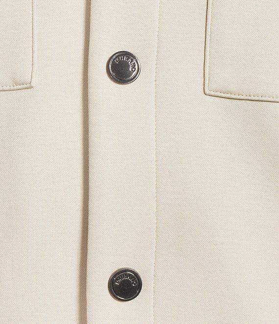 Murano Liquid Luxury Slim Fit Neoprene Trucker Jacket Product Image