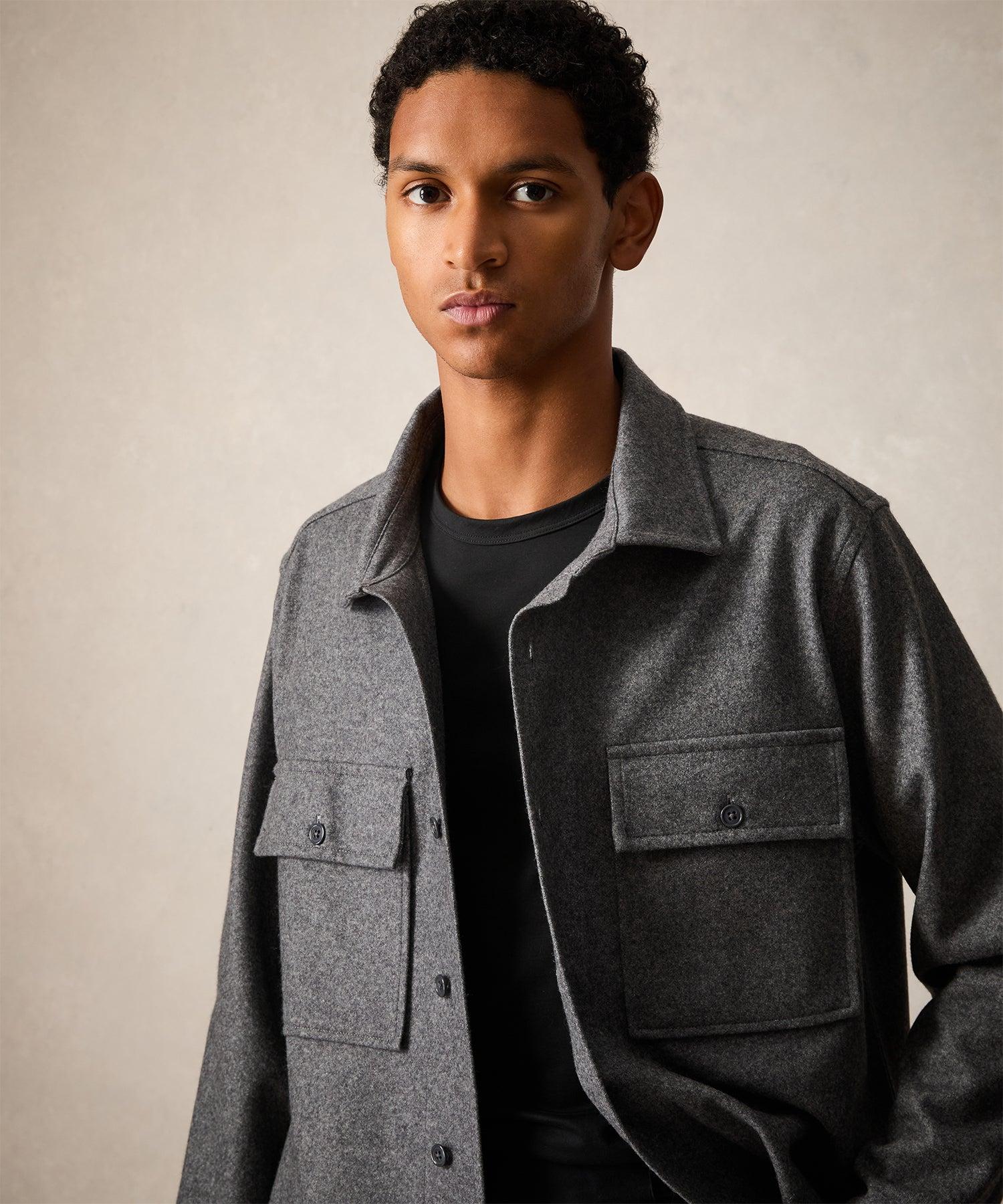 Knit Cashmere Overshirt Product Image