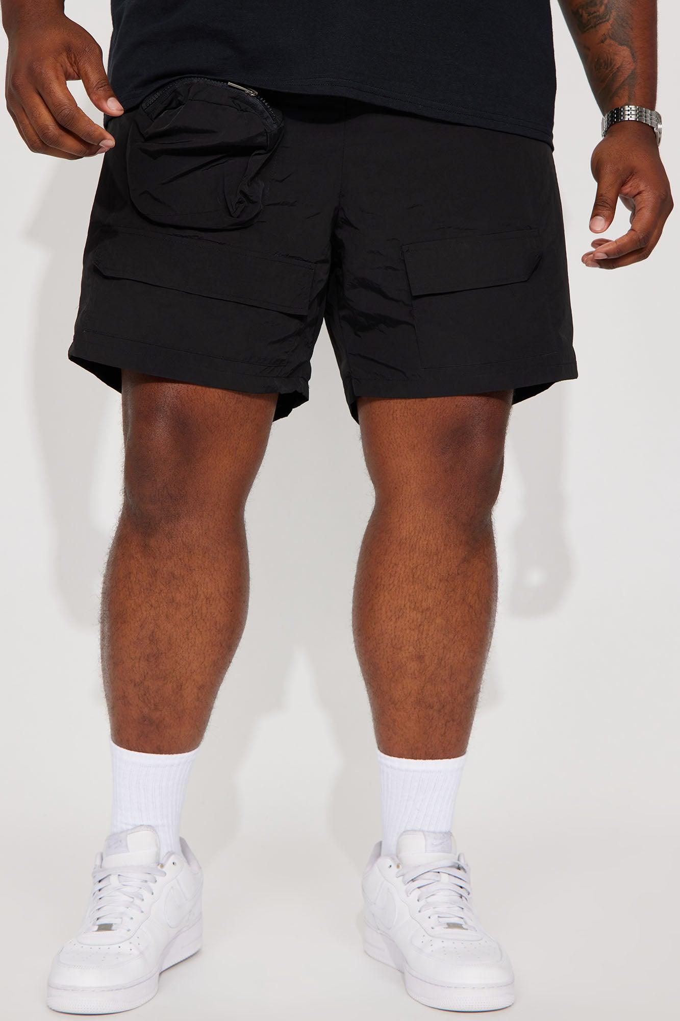 Safe Side Utility Nylon Shorts - Black Product Image