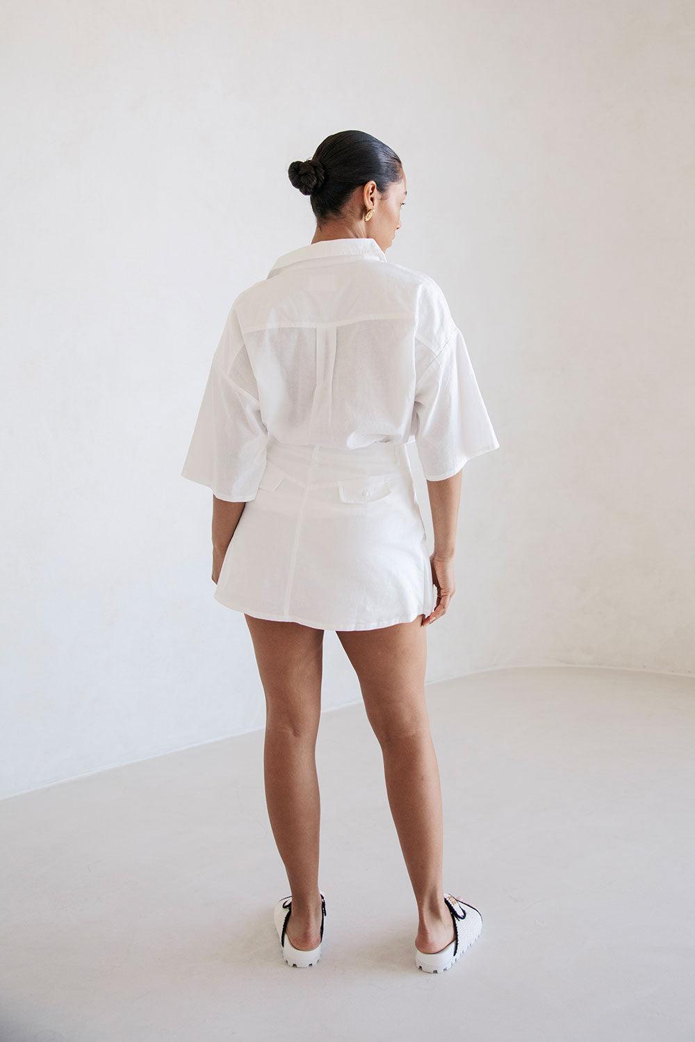 Paige Skort - White Product Image