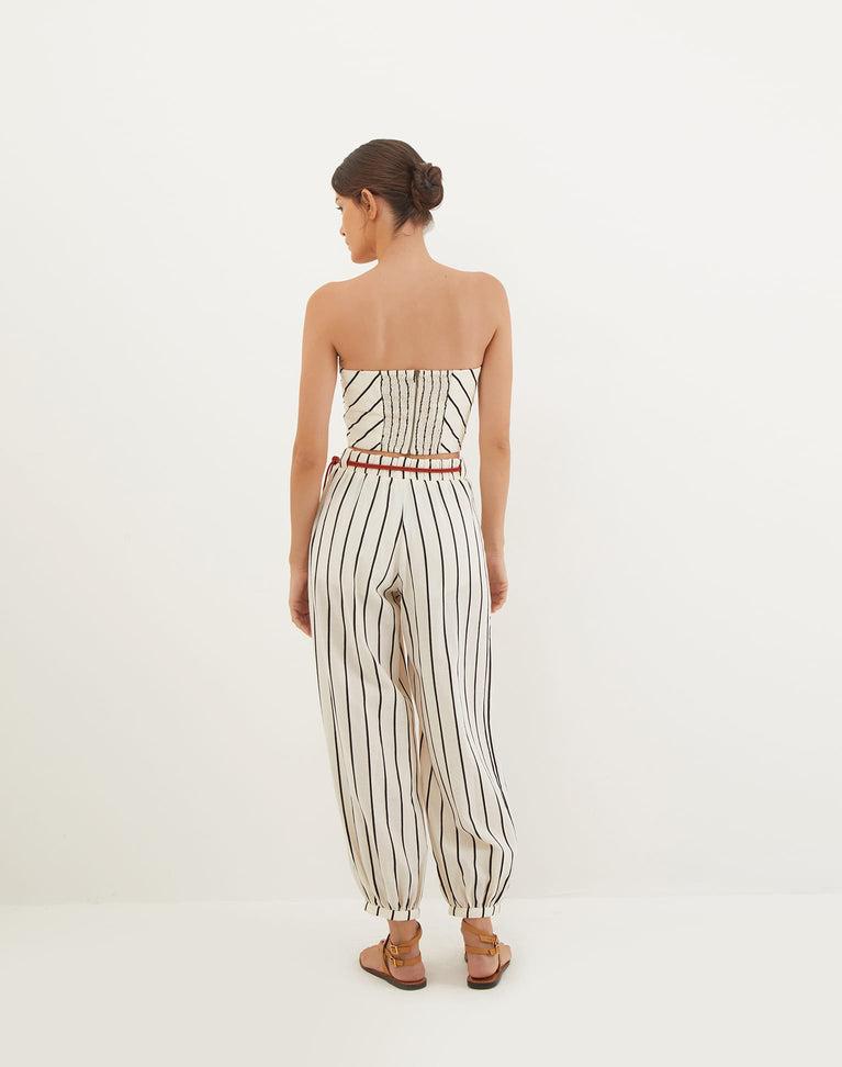 Dina Pegged Pants - Serpentine Product Image