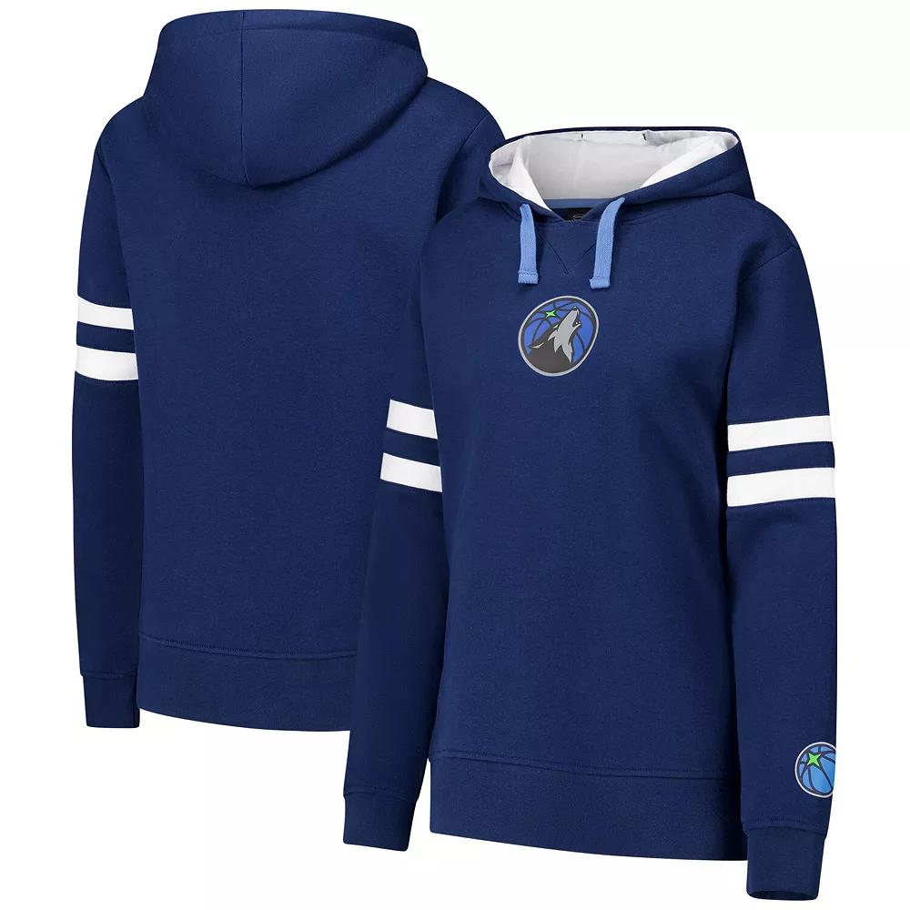 Women's Stadium Essentials Navy Minnesota Timberwolves Road Game Pullover Hoodie,  Product Image