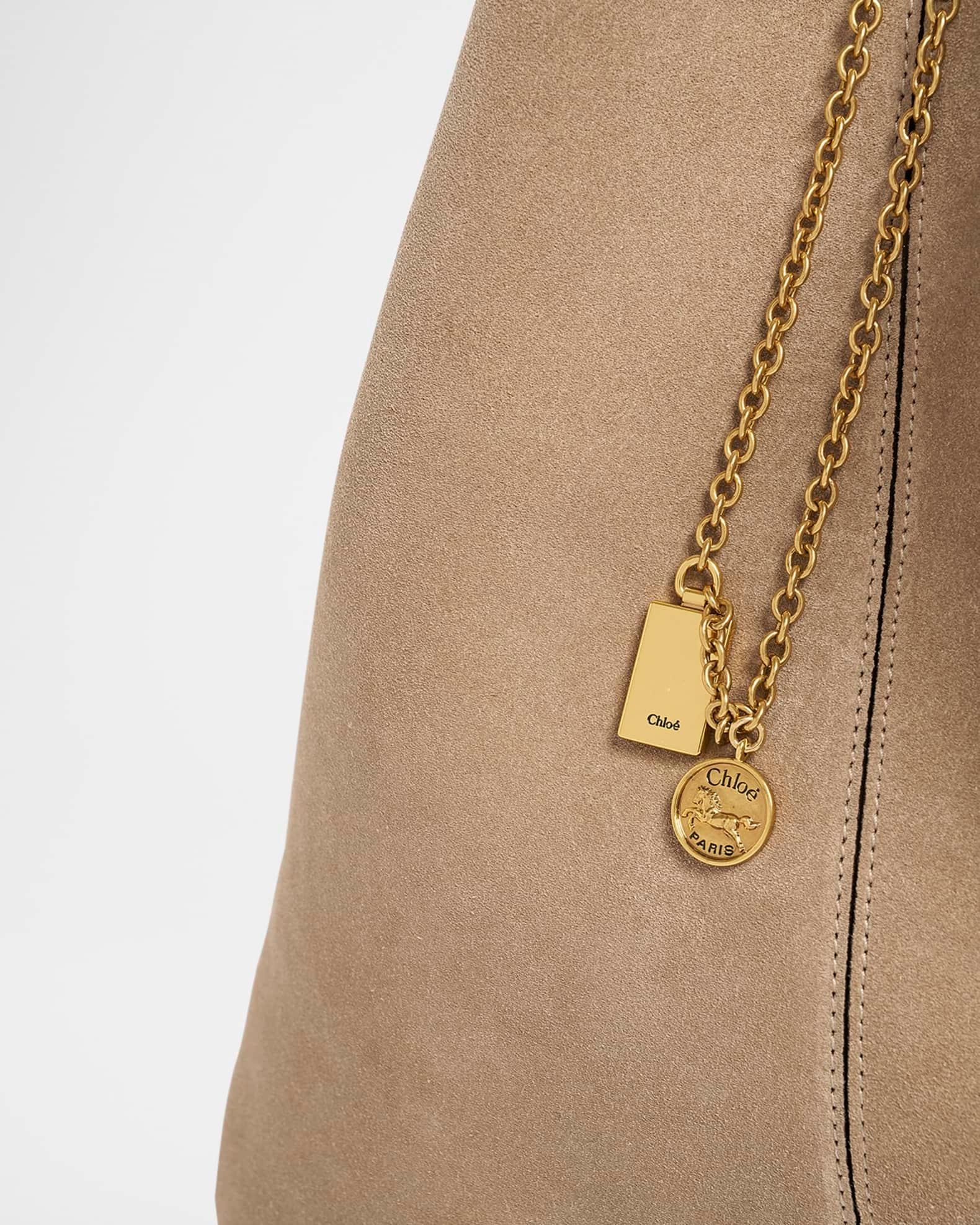 Spin Tote Bag in Suede Product Image