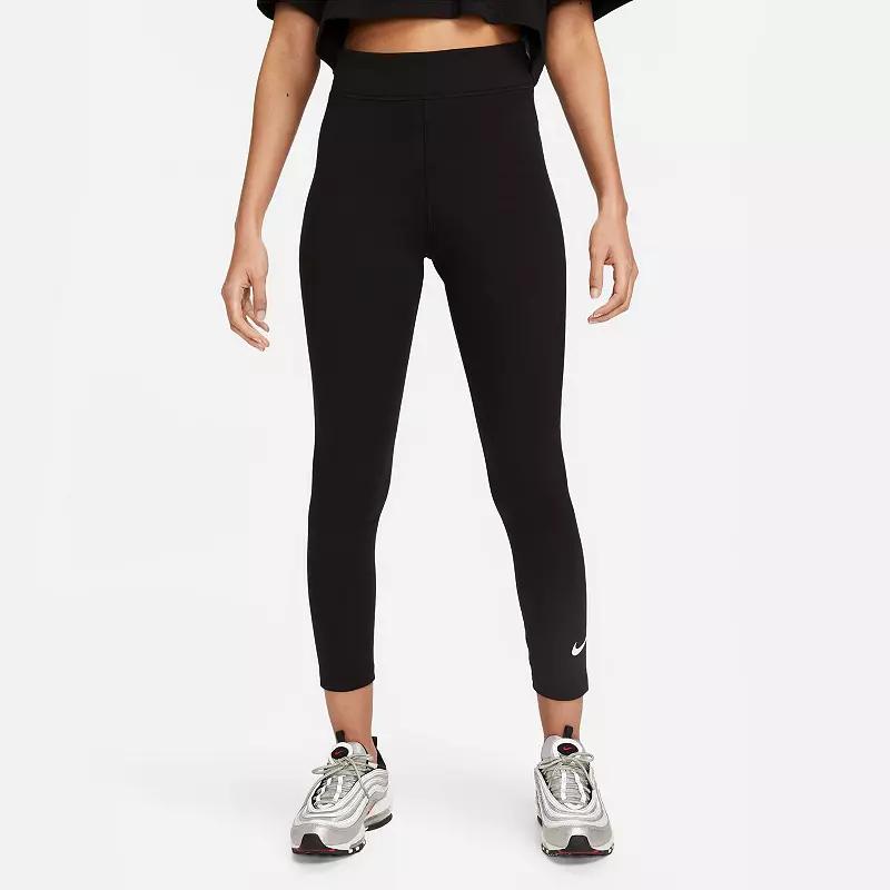 Womens Nike Sportswear Classic High-Waisted 7/8 Leggings | DV7789-010 Product Image