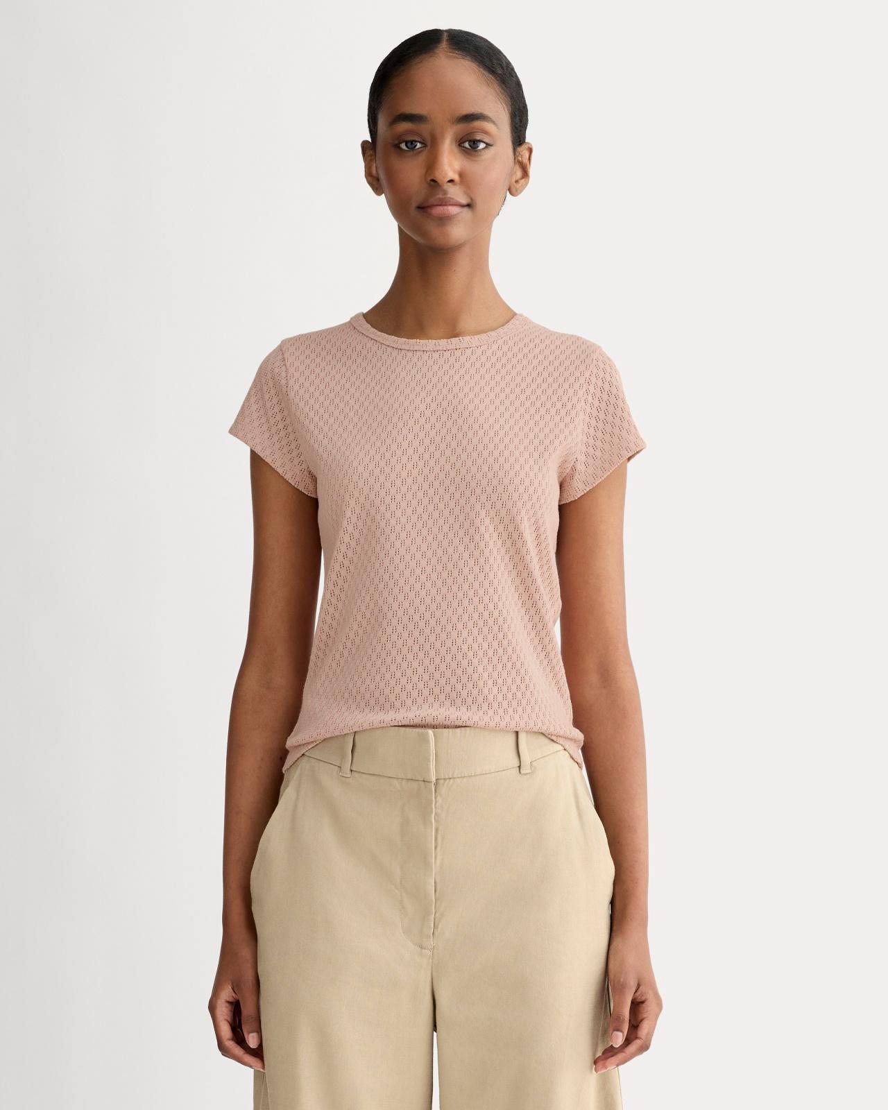 Womens Pointelle Short-Sleeve T-Shirt by Everlane Product Image