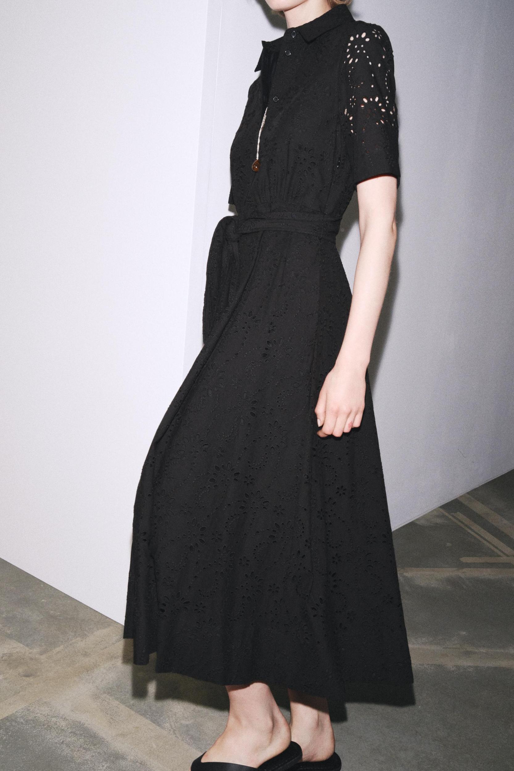 ZW COLLECTION EMBROIDERED SHIRT DRESS Product Image