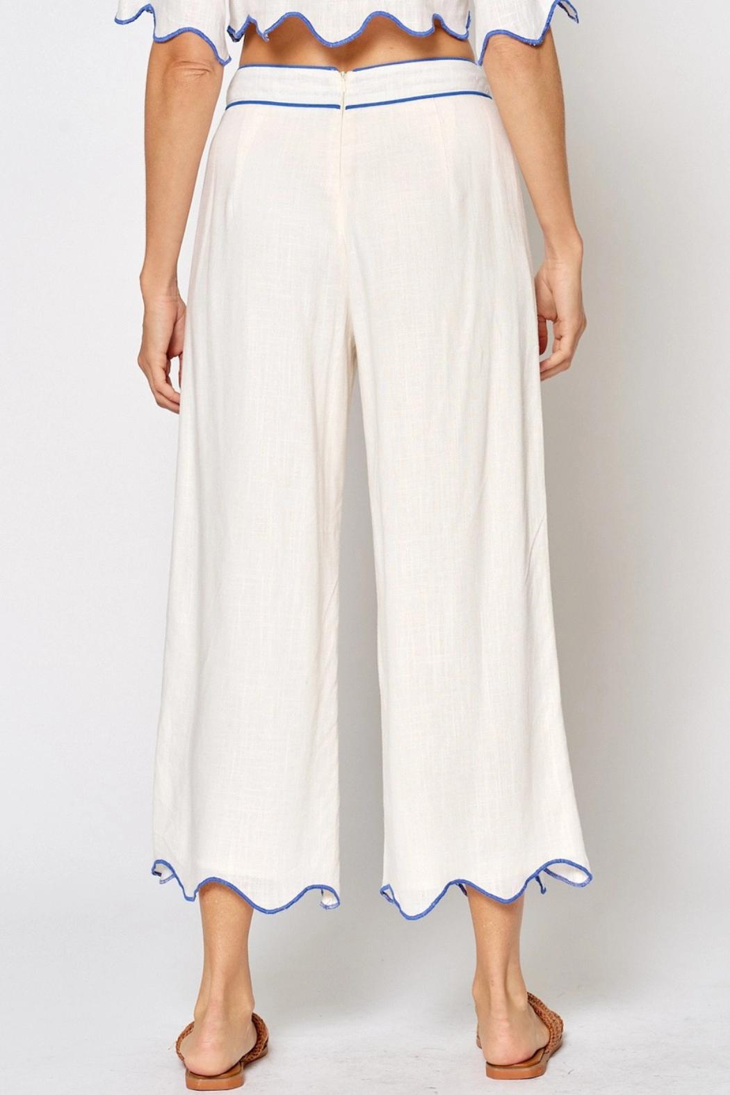 Embroidered Woven Pants Product Image