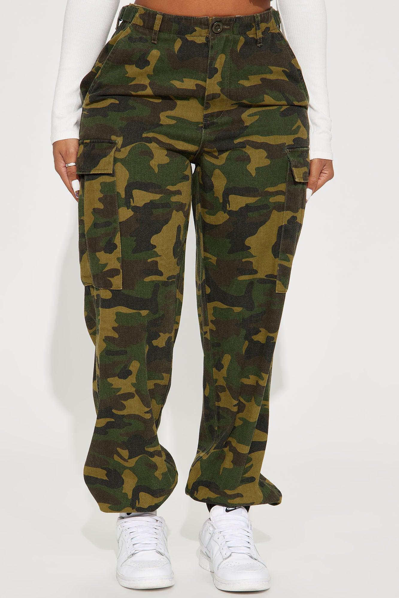 Cadet Kim Oversized Camo Pants - Camo Product Image