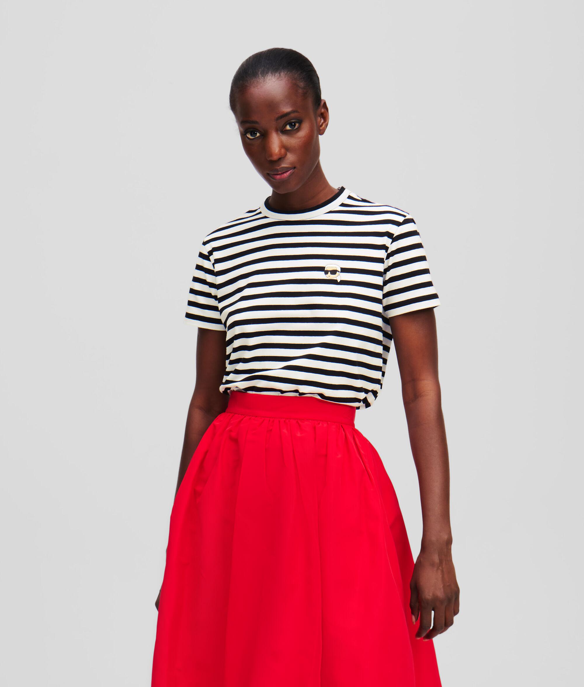 IKON STRIPE BOXY T-SHIRT  Product Image