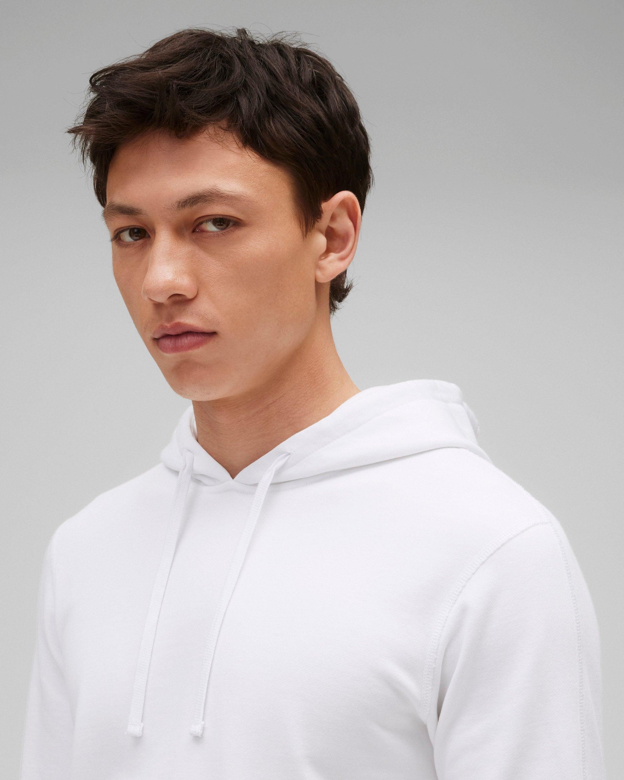Lightweight Terry Slim Hoodie - Vault Male Product Image