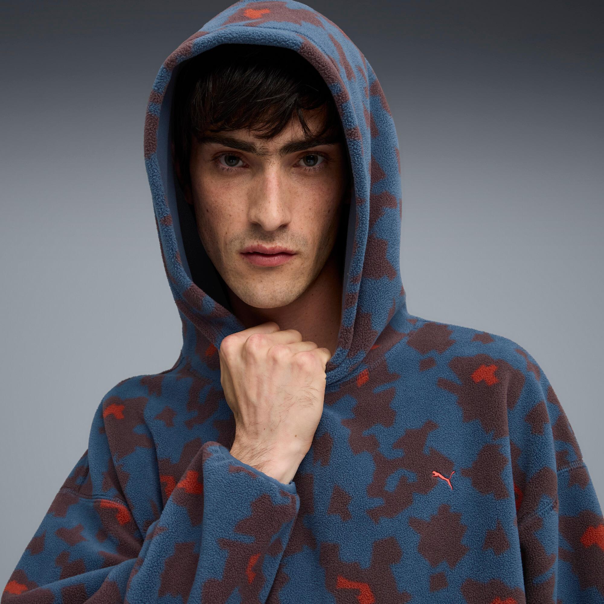 AOP Fleece Hoodie Men Product Image