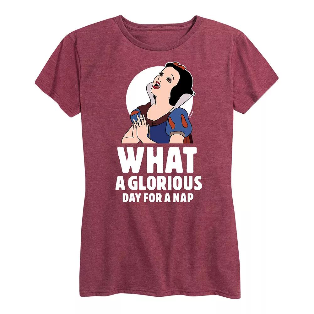 Disney Princess Snow White Women's Nap Graphic Tee, Girl's,  Product Image