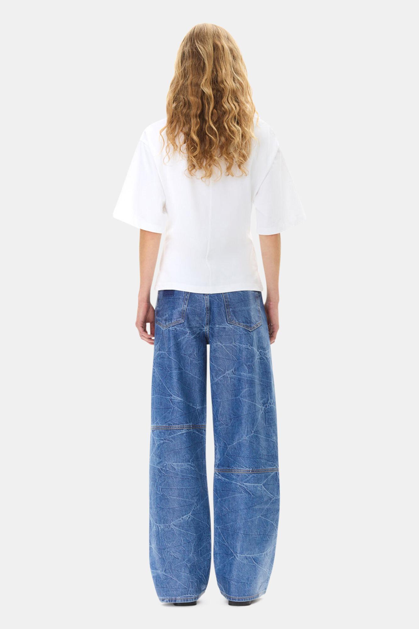 White Heavy Cotton T-shirt Product Image