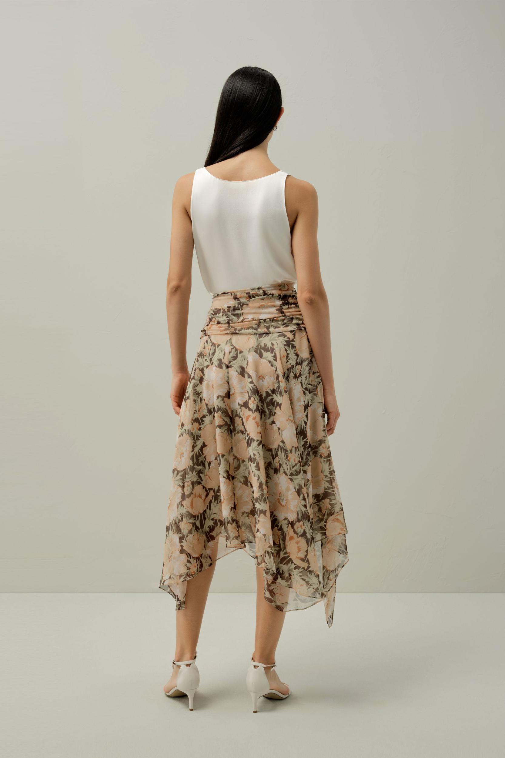 Poppy Parade Skirt - Made With Liberty Fabric Product Image