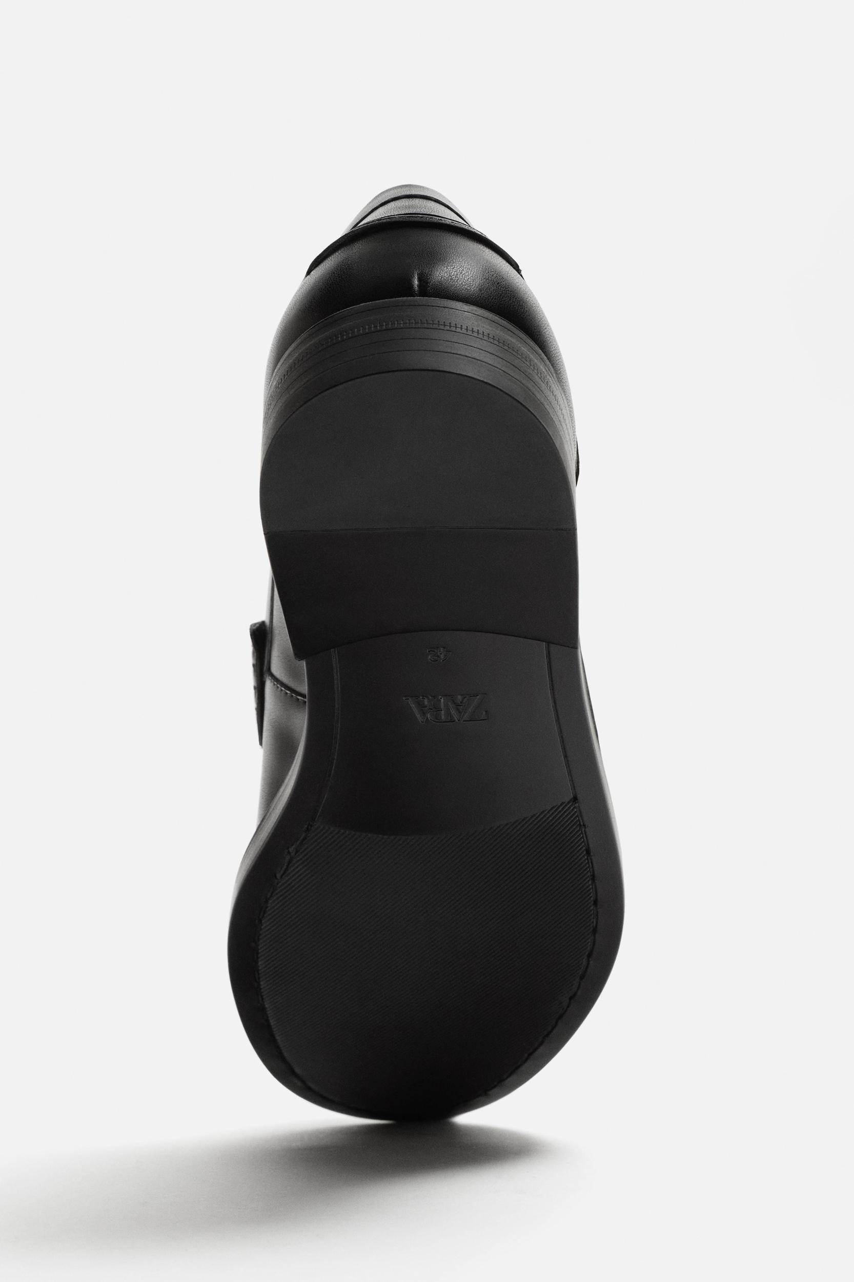 LEATHER PENNY LOAFERS Product Image