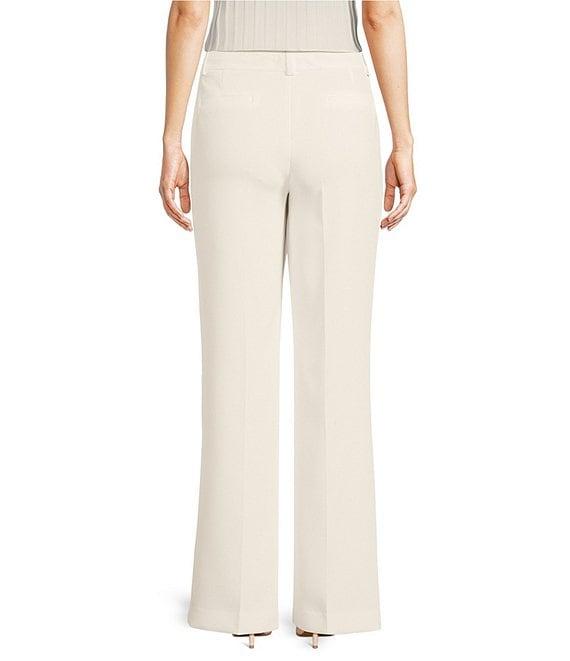 KARL LAGERFELD PARIS Crepe Bootcut Full Length Pant Product Image