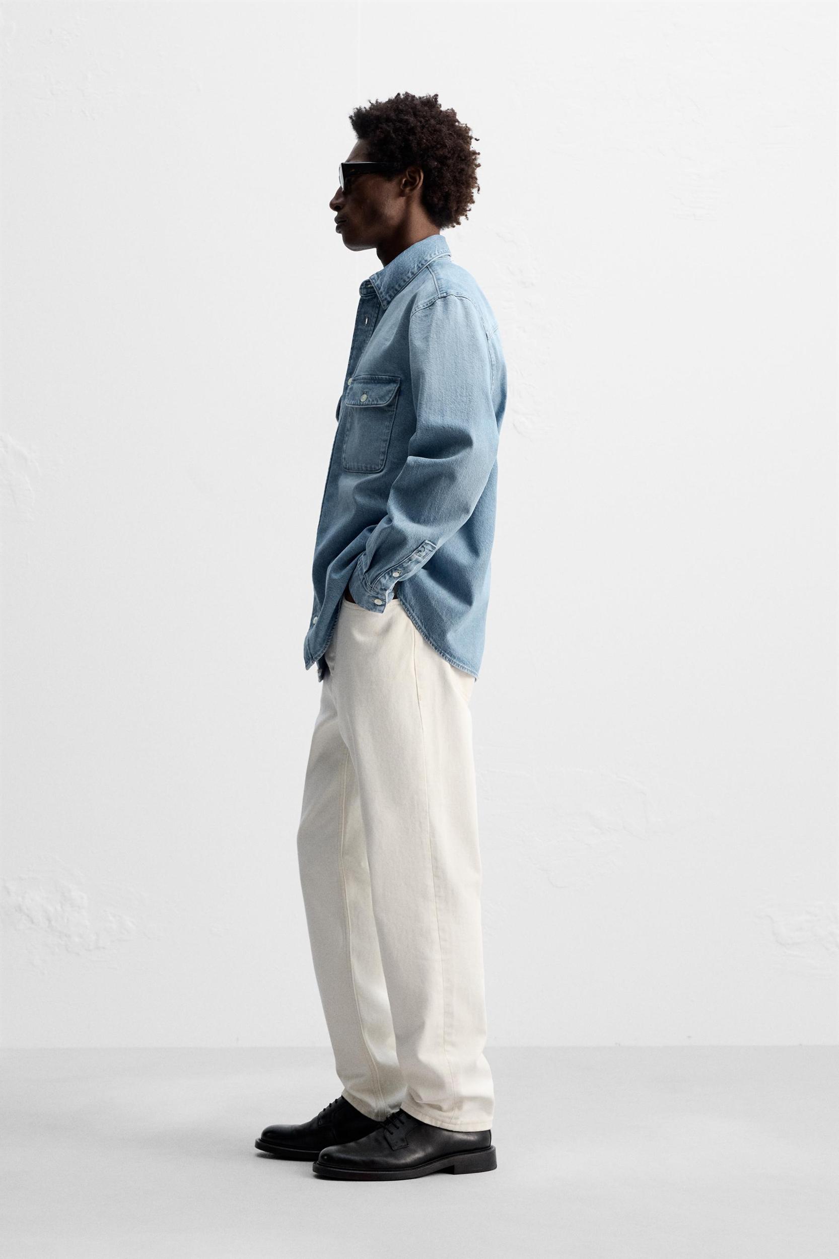 POCKET DENIM SHIRT Product Image