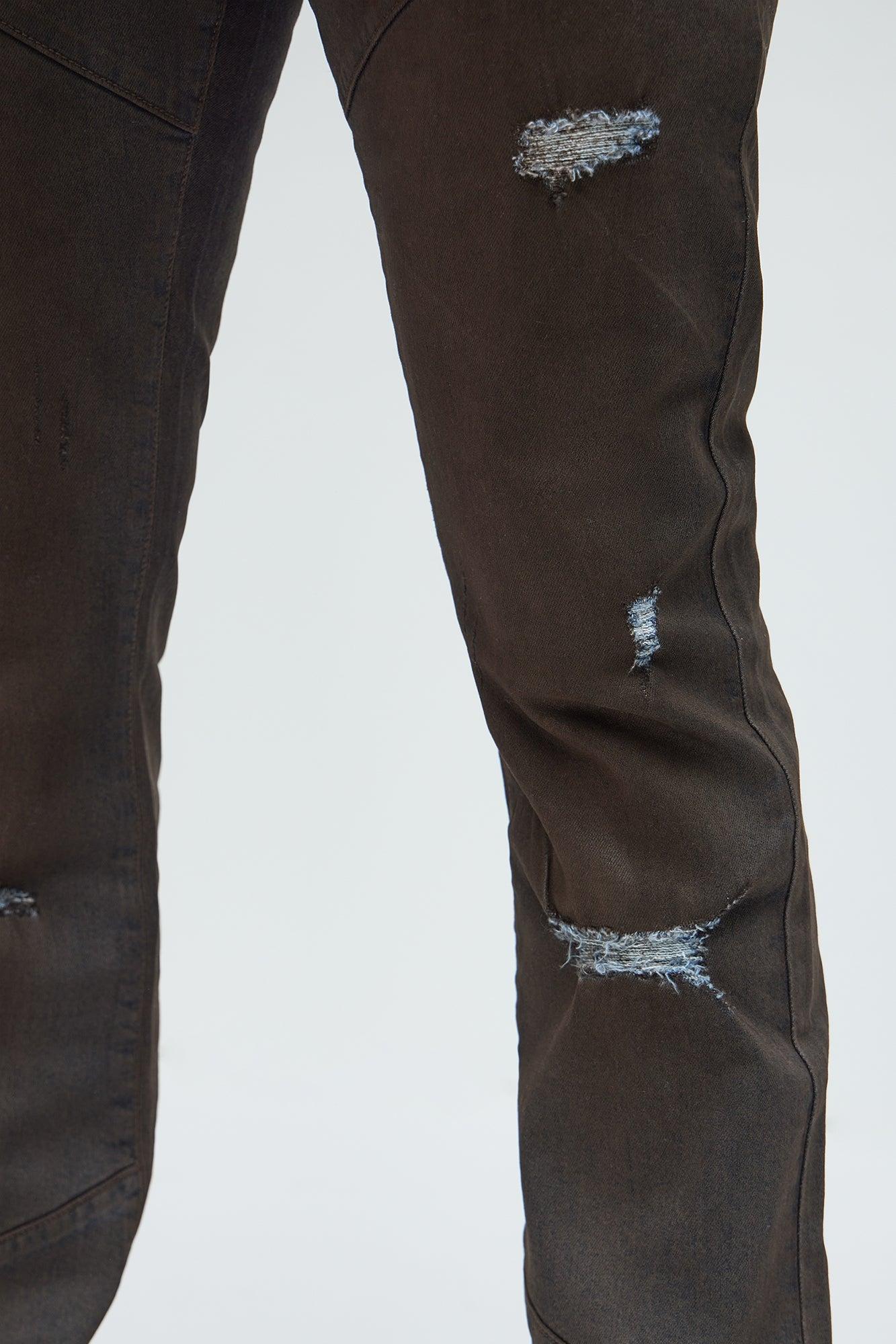 Roll With It Stacked Skinny Flare Jeans - Vintage Wash Product Image