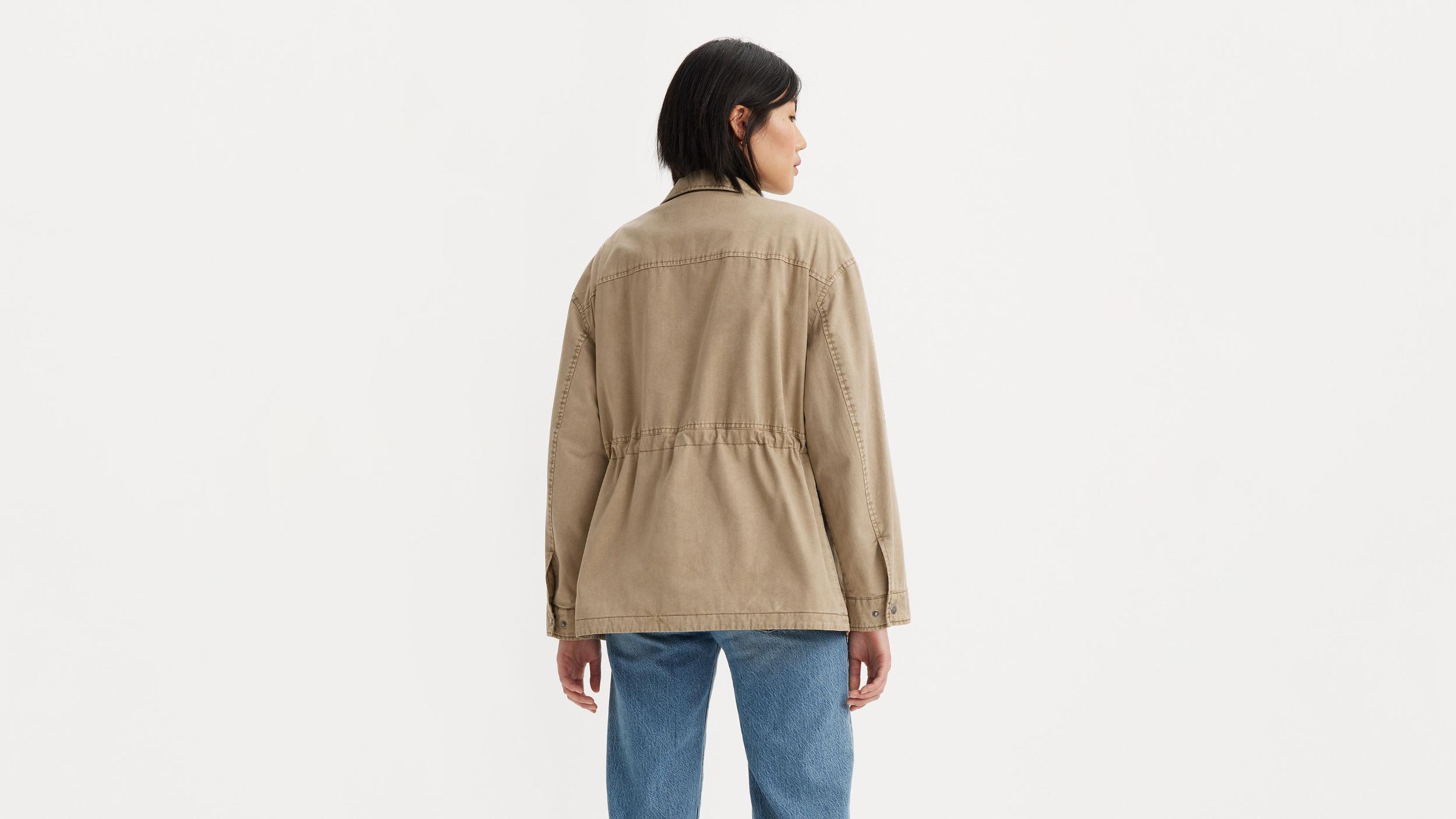 Stand Up Collar Military Jacket Product Image