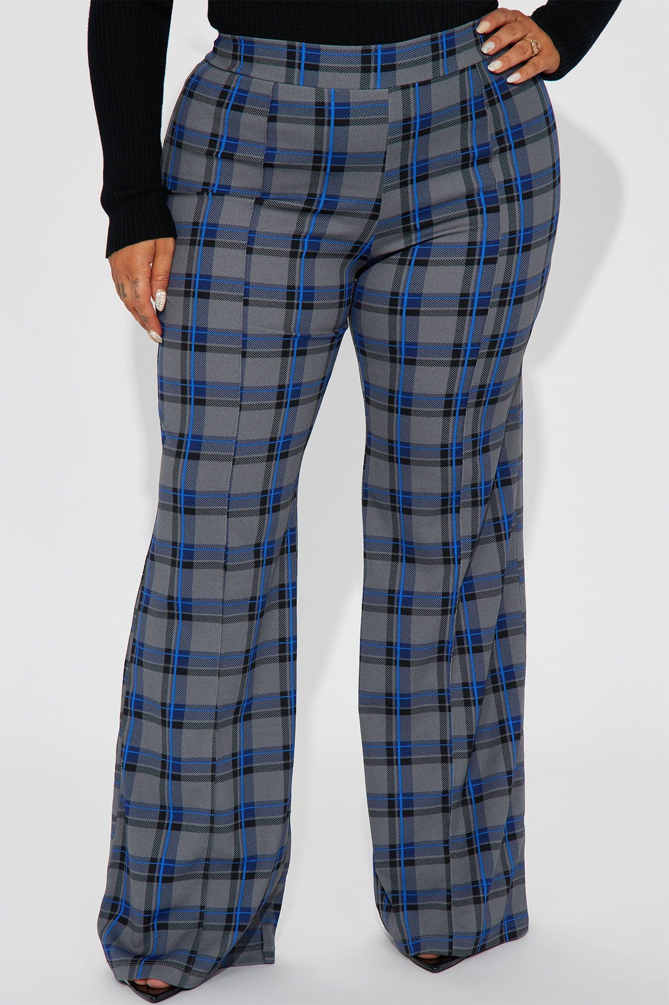 Victoria High Waisted Dress Pant - Grey/combo Product Image