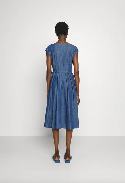 Max Mara Weekend Zuai Denim Wrap Dress Product Image