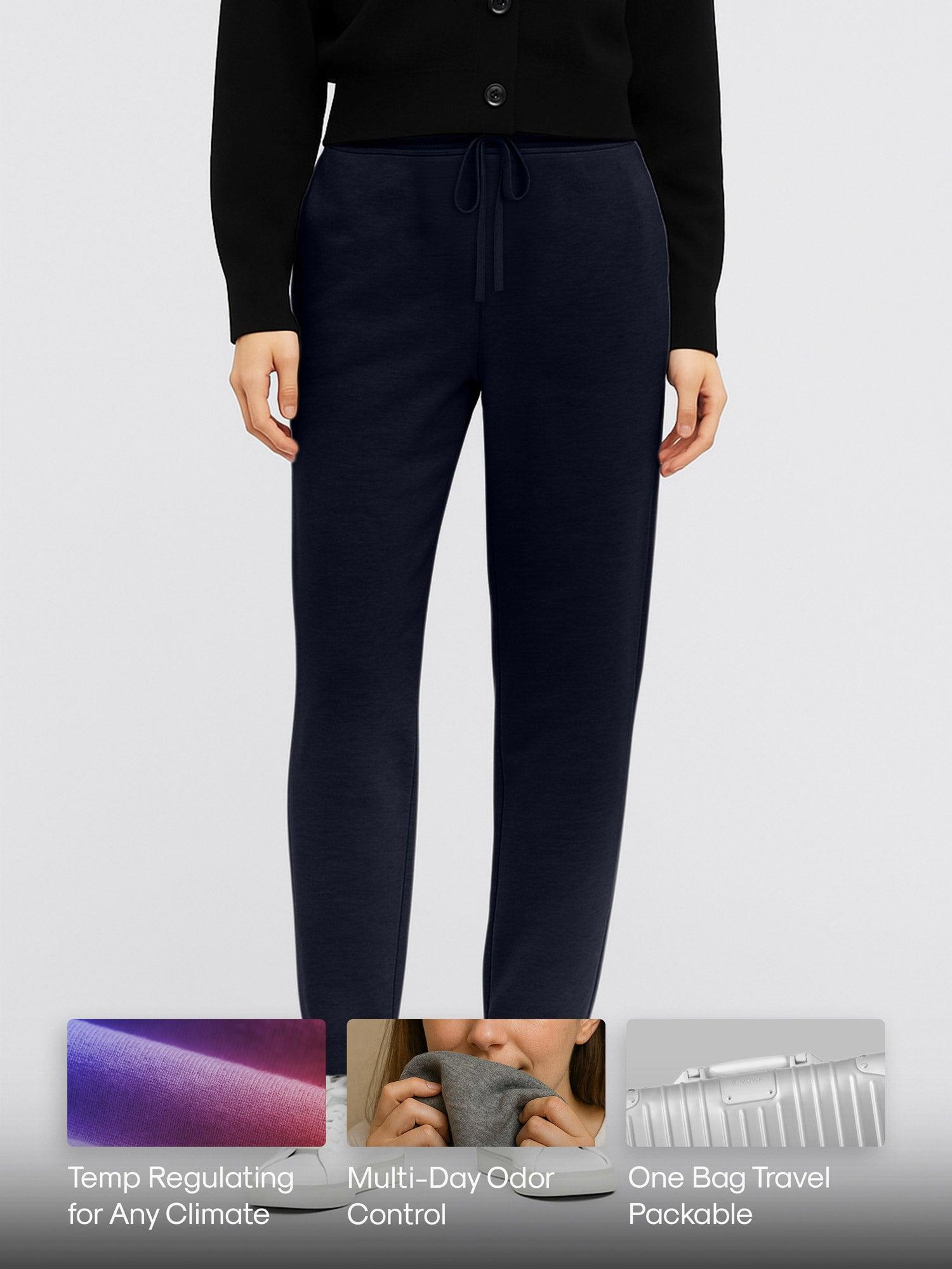 Women's Travel Merino Pant - Navy Product Image