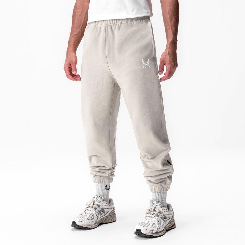 0655. Tech-Terry™ Oversized Sweats - Ivory Cream "Emblem" Product Image