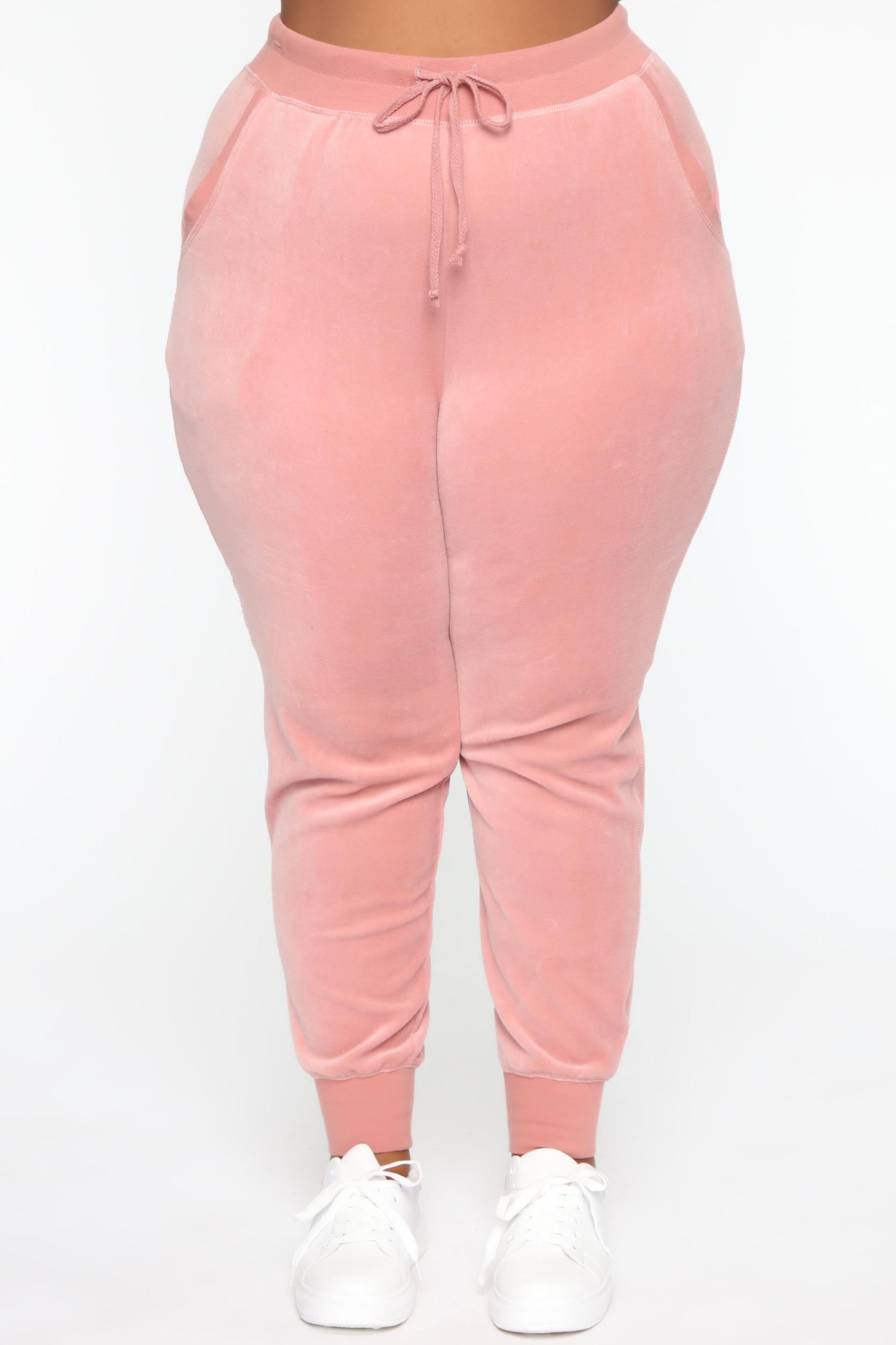 The Original Trendsetter Velour Set - Mauve Product Image