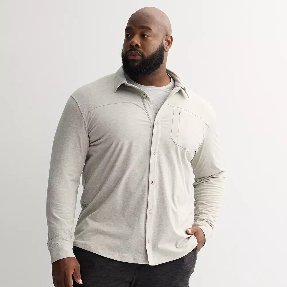 Big & Tall FLX Wander Button Down Shirt, Men's,  Product Image