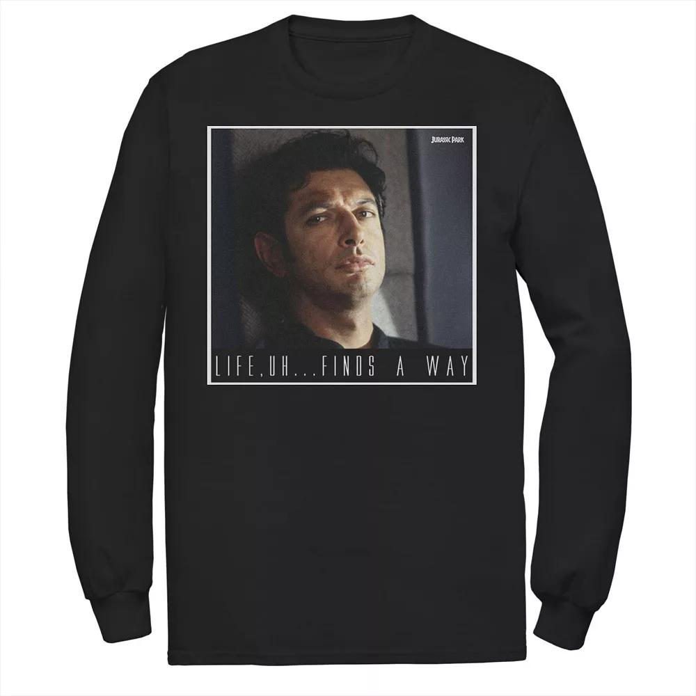 Men's Jurassic Park Ian Malcolm Life Finds A Way Tee,  Product Image