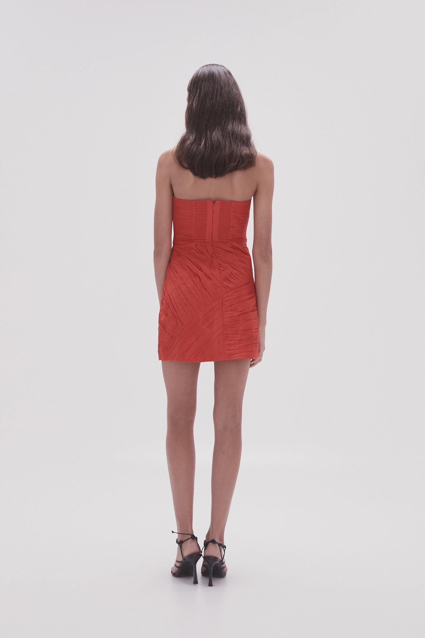 Anima Ruched Mini Dress Product Image