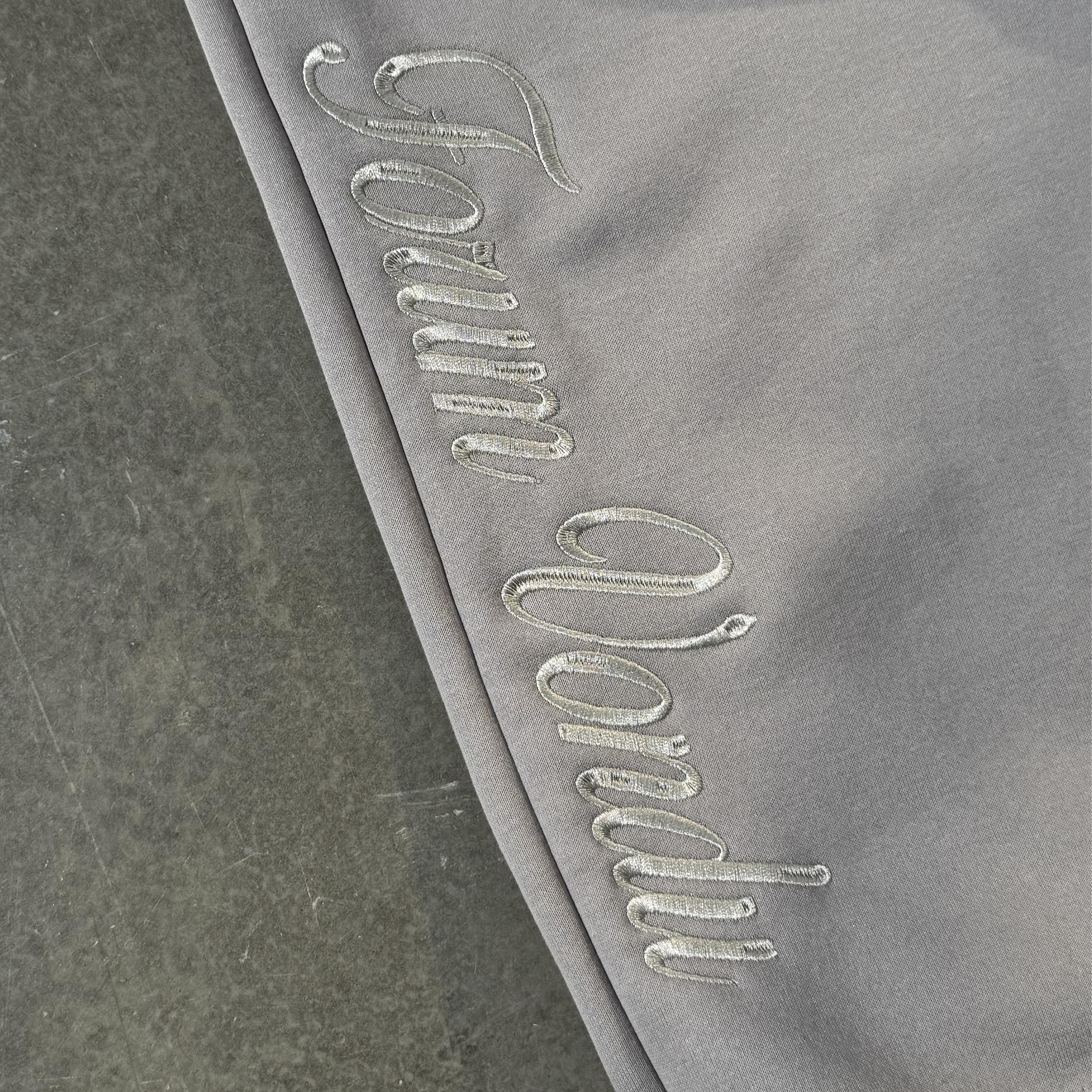 Sopula Embroidery Star Double Waistband Baggy Sweatpants Product Image