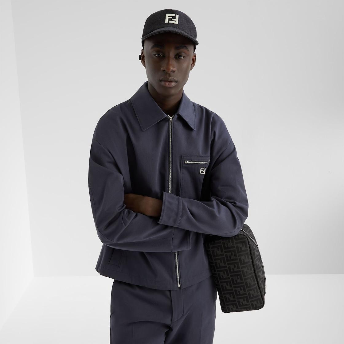 HatBlack denim baseball cap Product Image