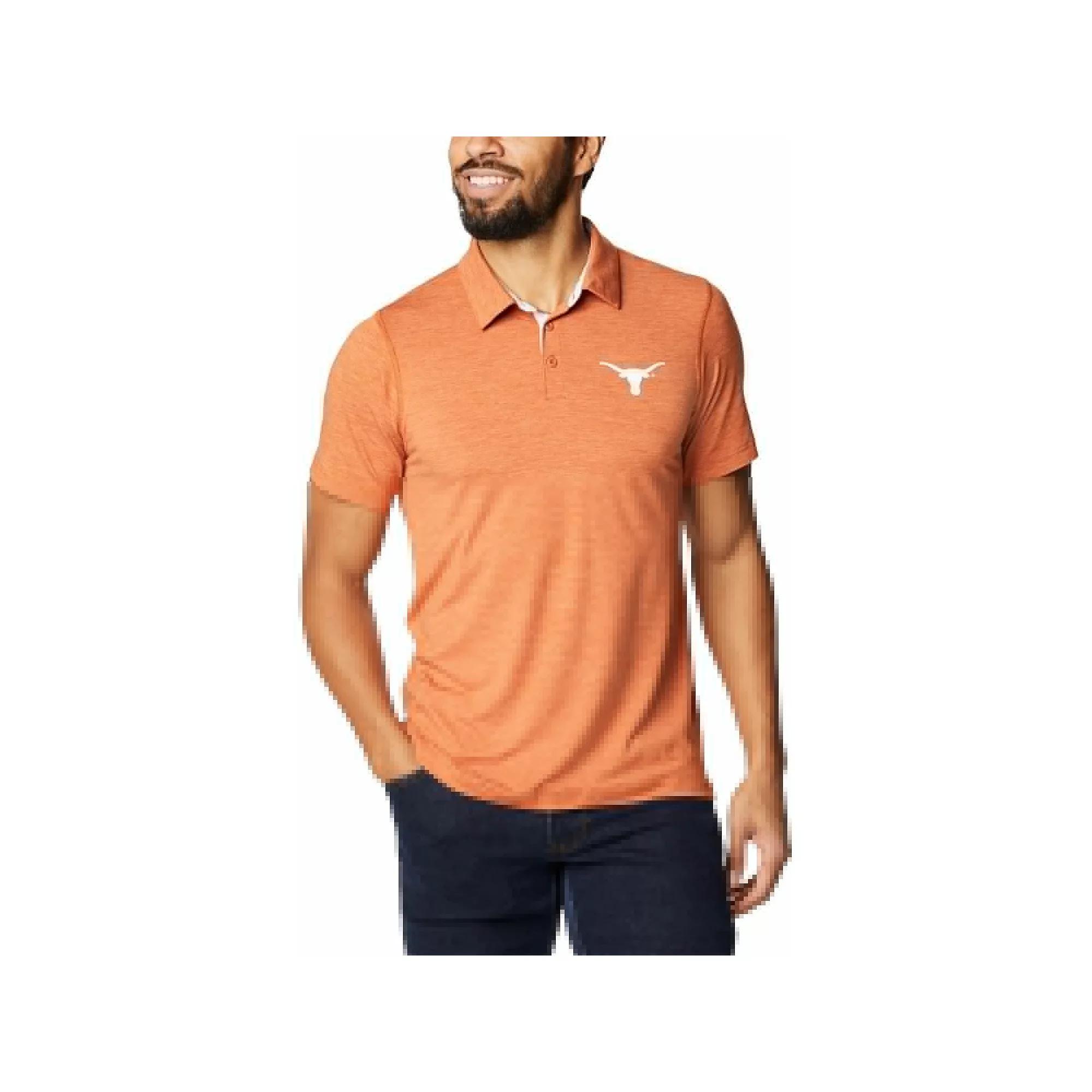 Men's Columbia Texas Orange Texas Longhorns Tech Trail Omni-Wick Polo,  Product Image