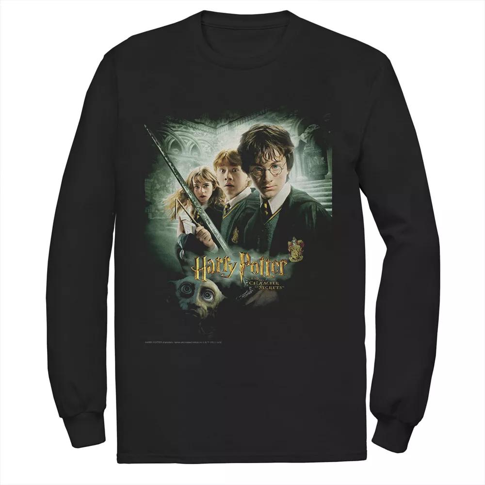 Men's Harry Potter Hagrid Yer A Wizard Harry Portrait Tee, Size: Large, Black Product Image