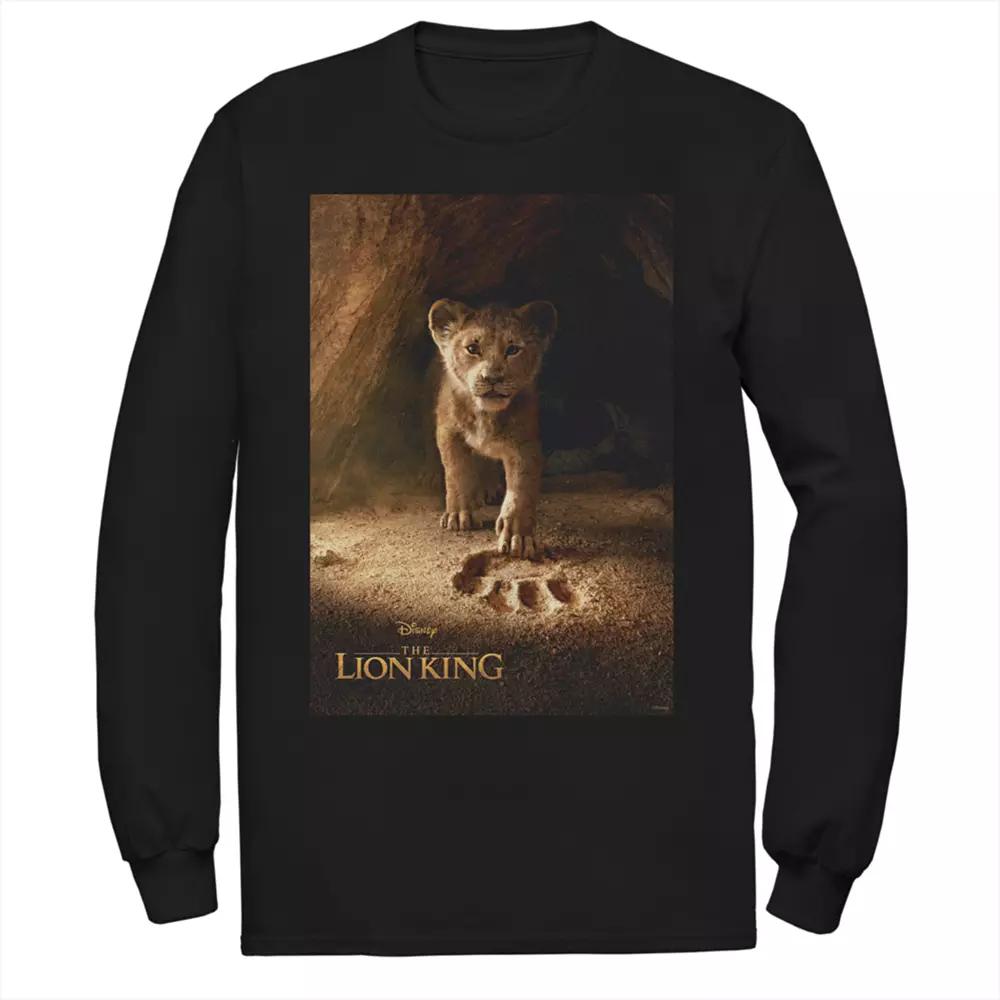 Disney's The Lion King Men's Young Simba Long Sleeve Graphic Tee,  Product Image