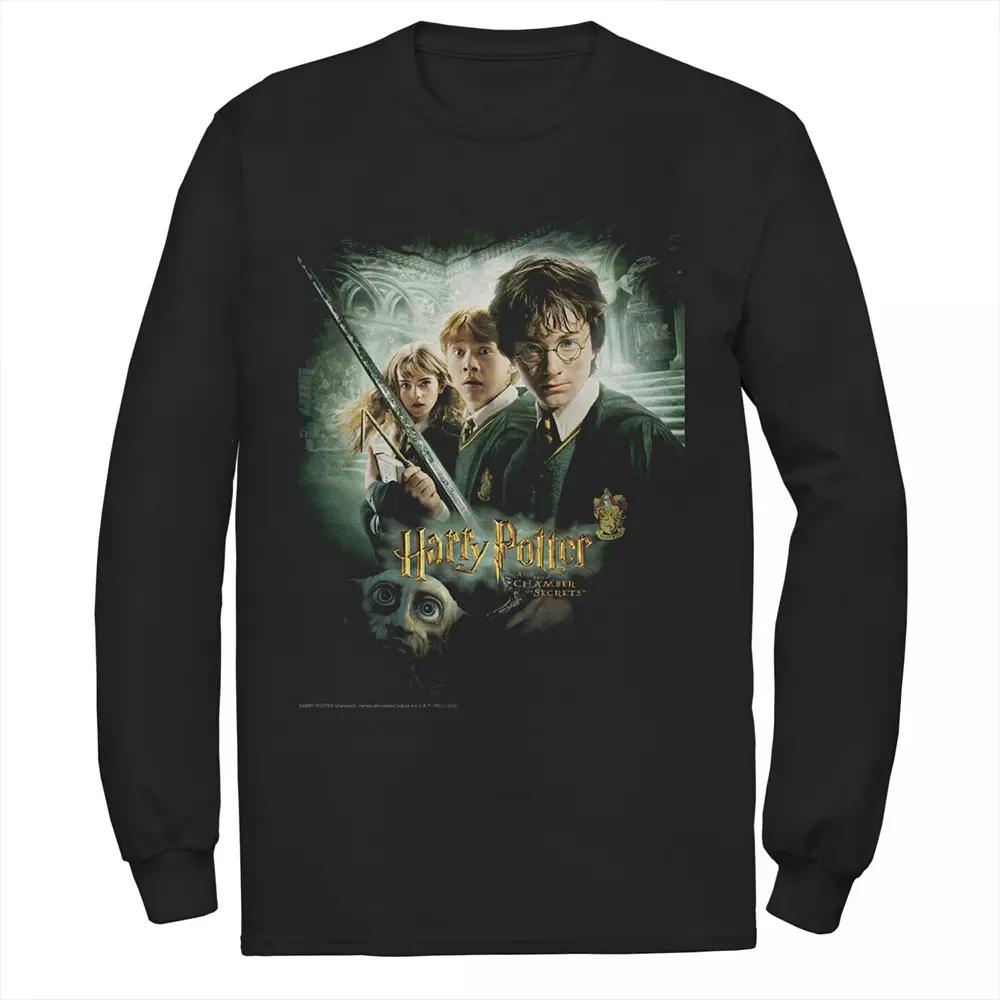 Men's Harry Potter Half-Blood Prince Draco And Snape Poster Long Sleeve Graphic Tee,  Product Image